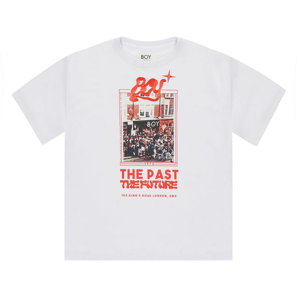 BOY STORE GRAPHIC T-SHIRT - WHITE