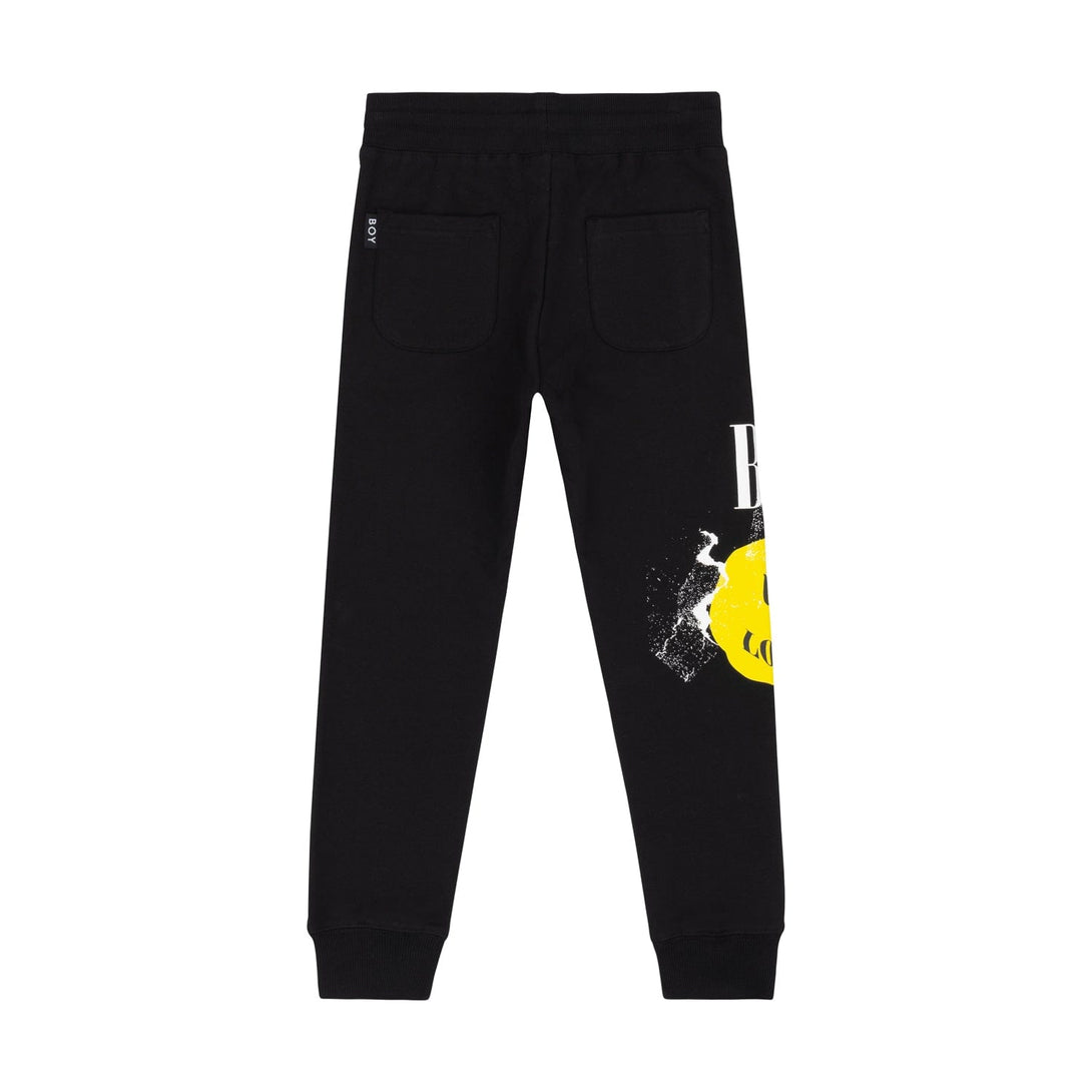 BOY TEXT JOGGERS - BLACK