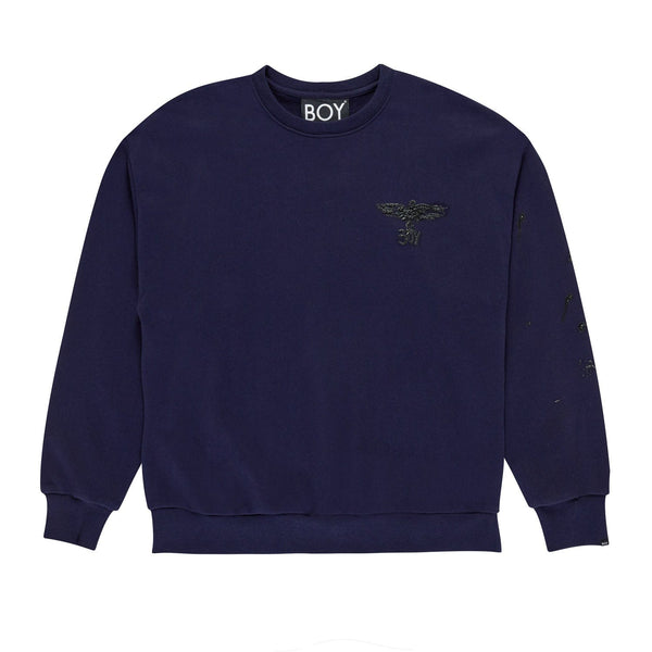 BOY TINT SWEATSHIRT - NAVY