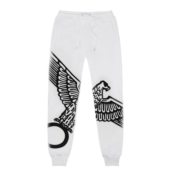 BOY WINGSPAN JOGGERS WOMENS - WHITE/BLACK