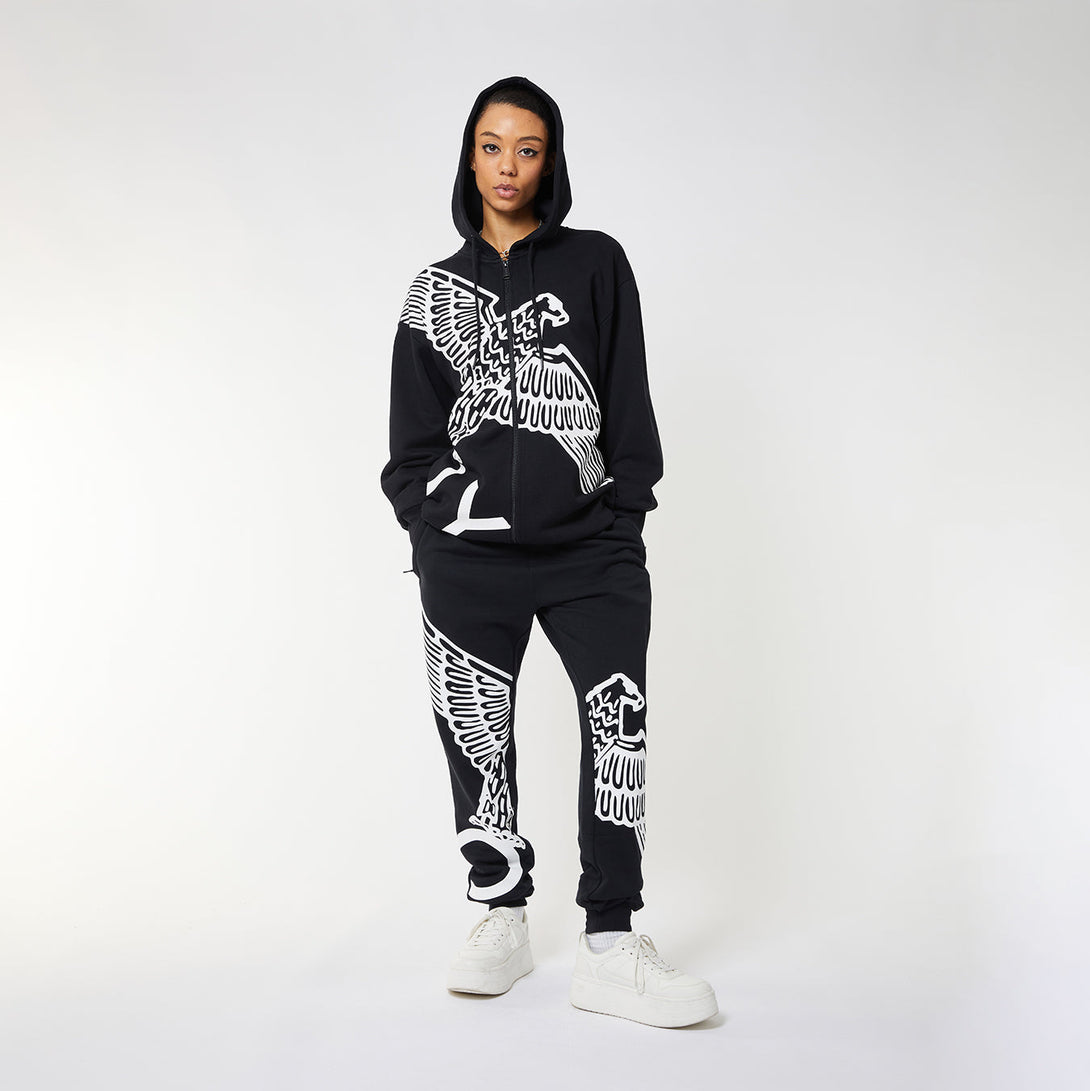 BOY WINGSPAN JOGGERS WOMENS - BLACK/WHITE