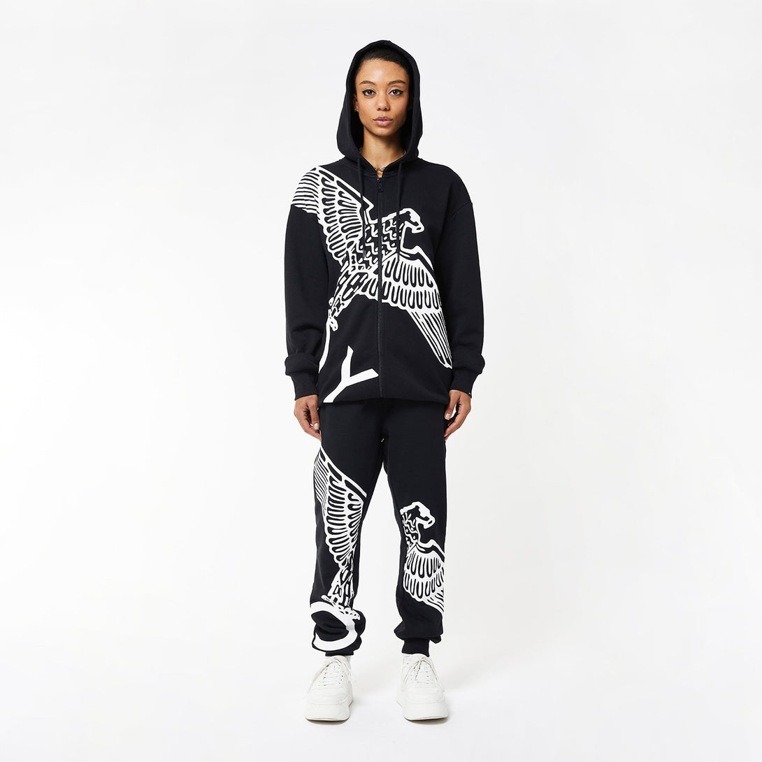 BOY WINGSPAN JOGGERS WOMENS - BLACK/WHITE