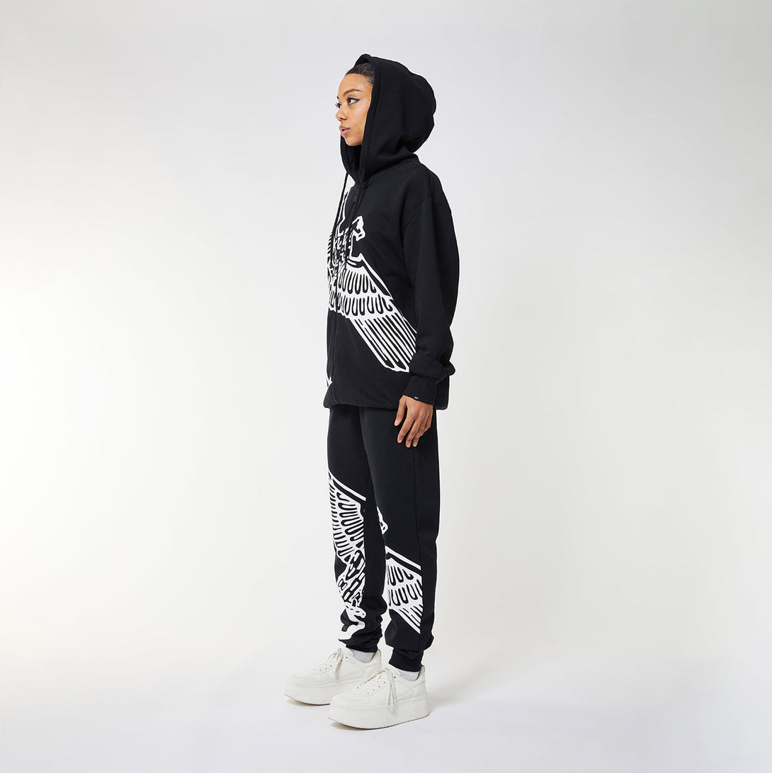 BOY WINGSPAN JOGGERS WOMENS - BLACK/WHITE