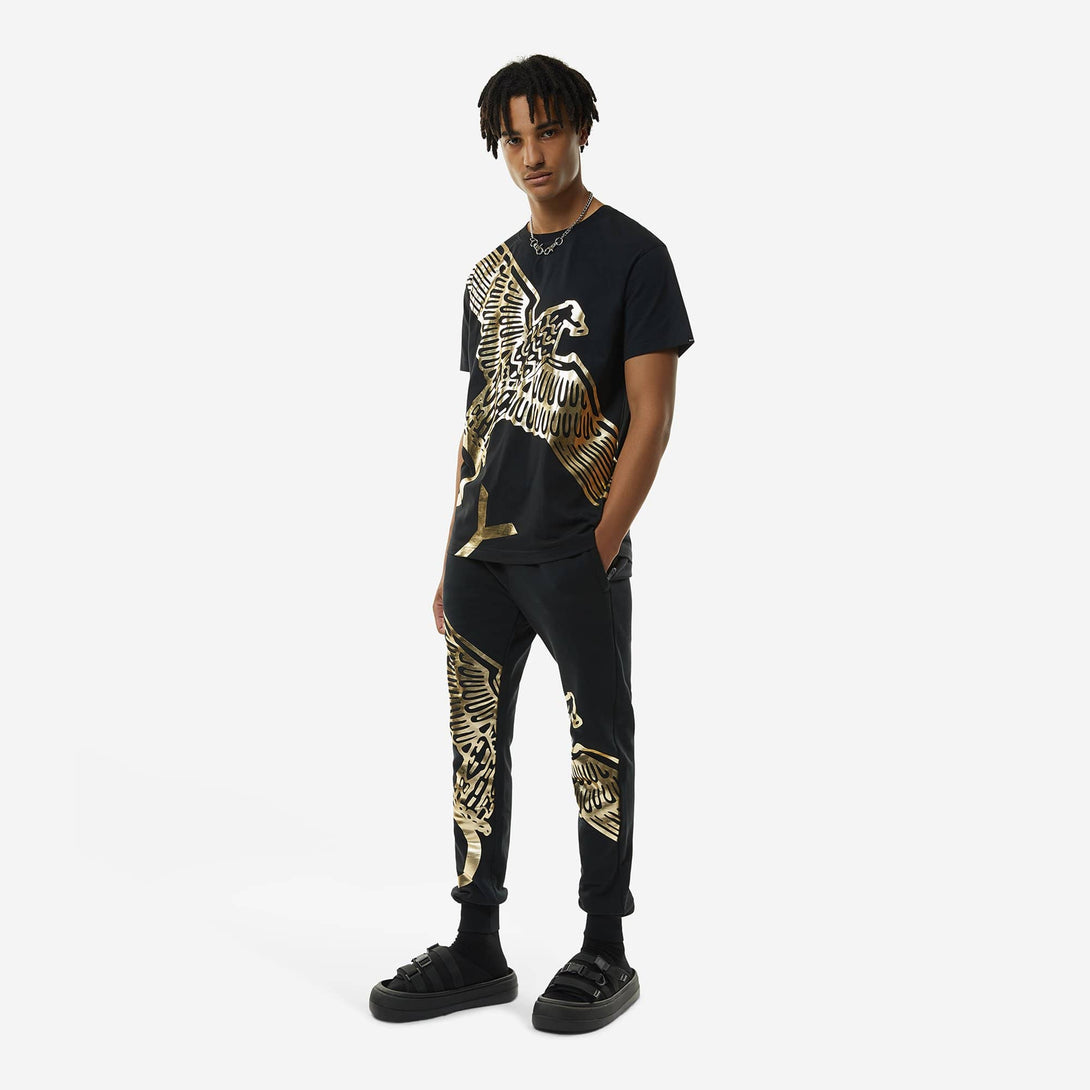 BOY WINGSPAN T-SHIRT - BLACK/GOLD