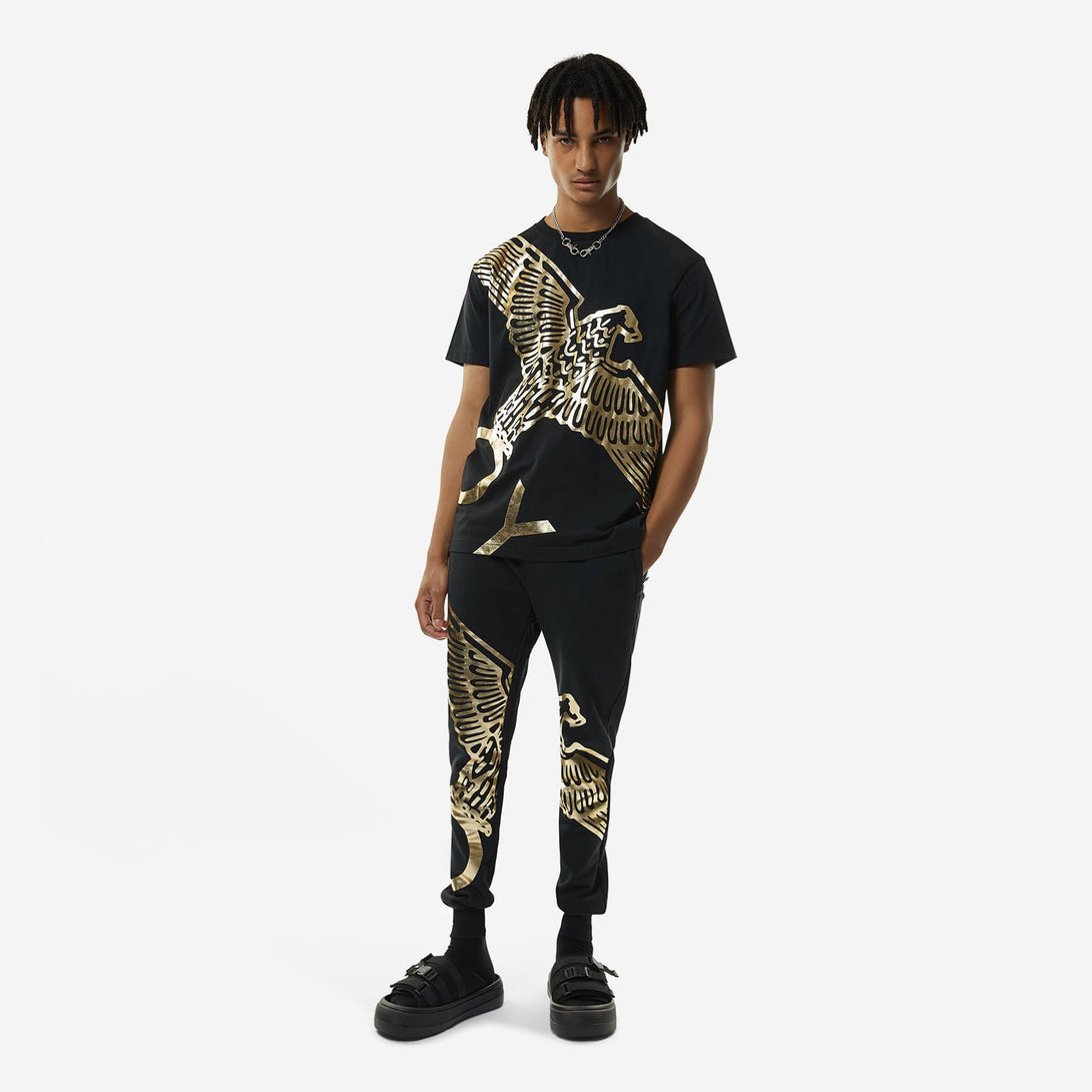 BOY WINGSPAN T-SHIRT - BLACK/GOLD