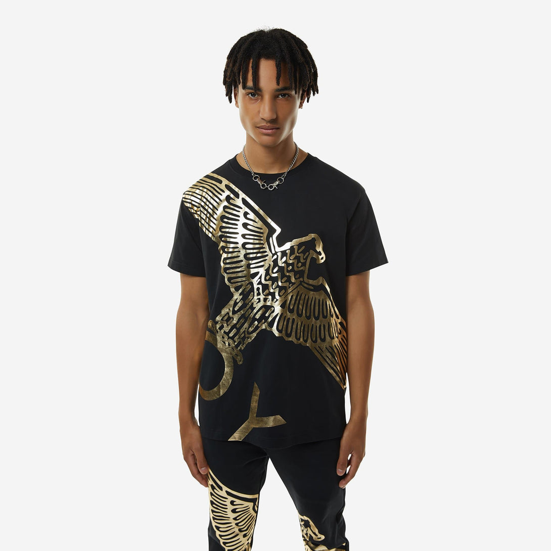 BOY WINGSPAN T-SHIRT - BLACK/GOLD