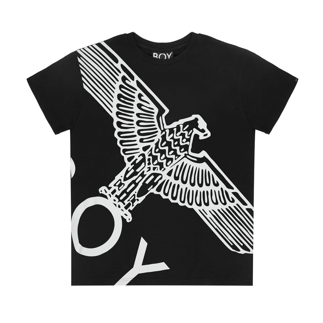 BOY WINGSPAN T-SHIRT - BLACK/WHITE