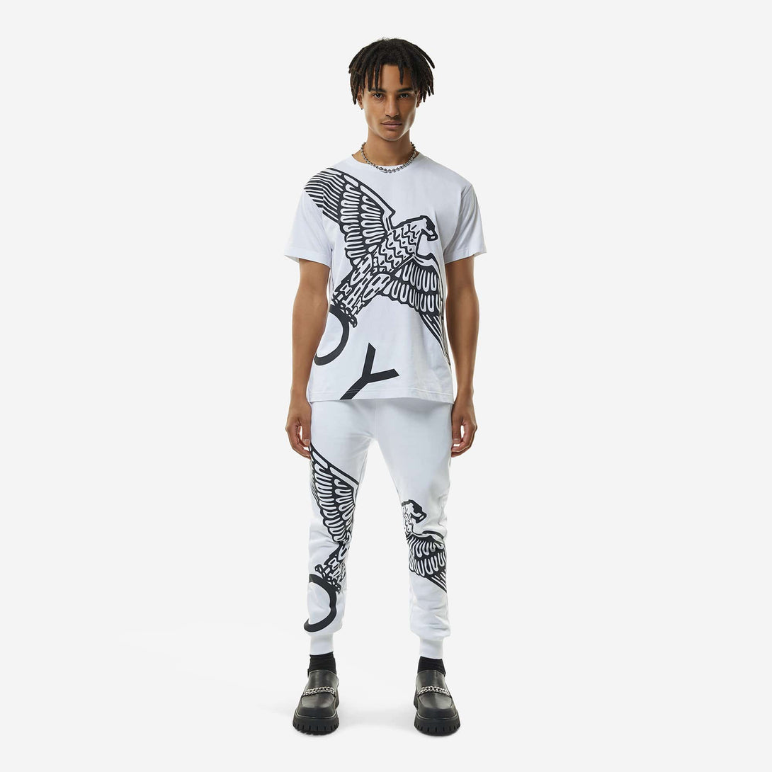 BOY WINGSPAN T-SHIRT - WHITE/BLACK