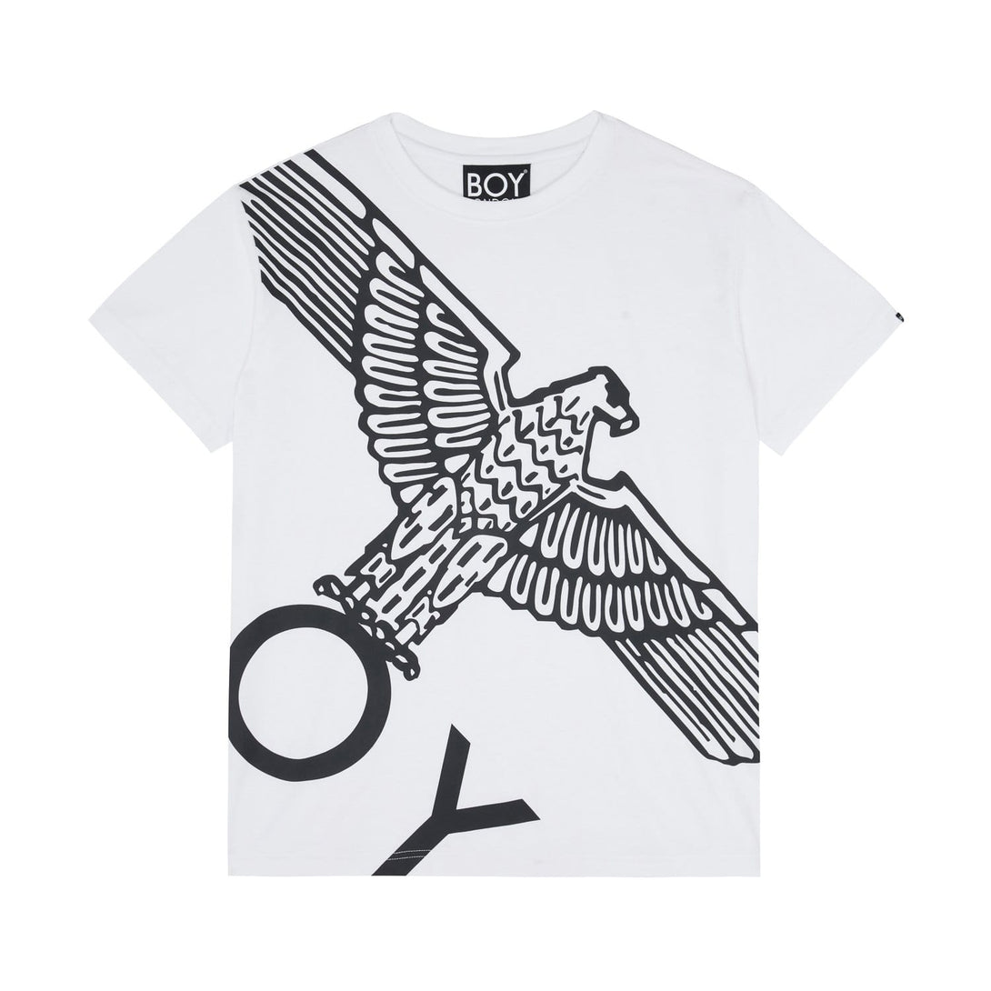 BOY WINGSPAN T-SHIRT - WHITE/BLACK