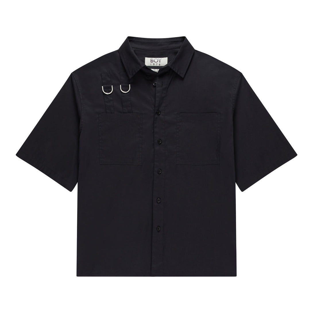 D-RING SHIRT - BLACK