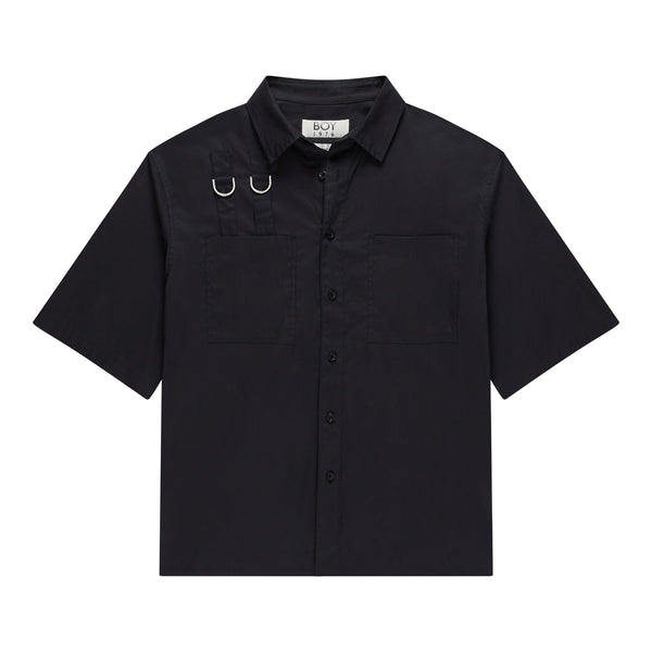 D-RING SHIRT - BLACK