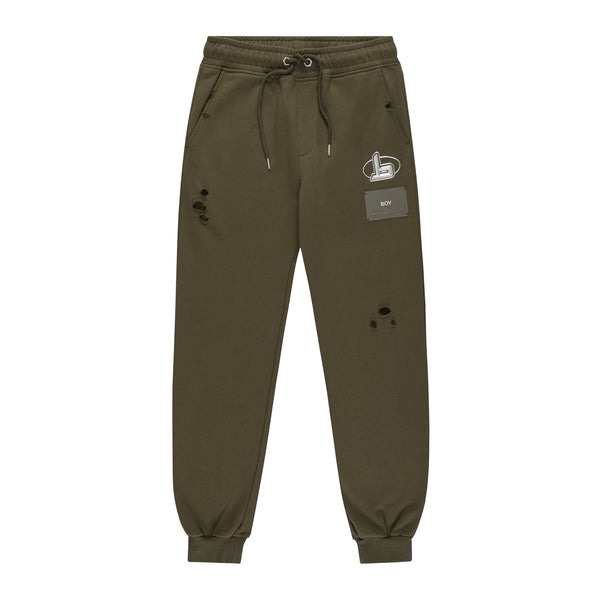 FUTURE BOY DESTROYED JOGGERS - KHAKI