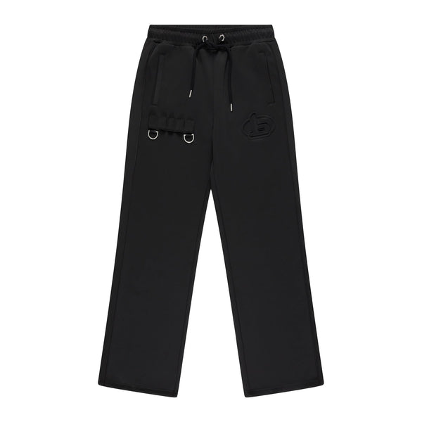 FUTURE BOY NYLON TRACK JOGGERS - BLACK