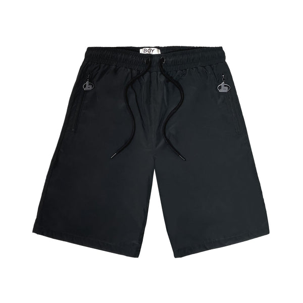 FUTURE BOY WADDED SHORT - BLACK