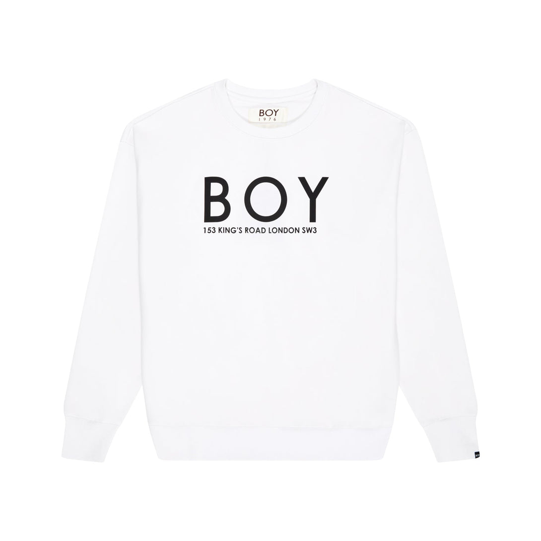 KINGS ROAD SWEAT - WHITE