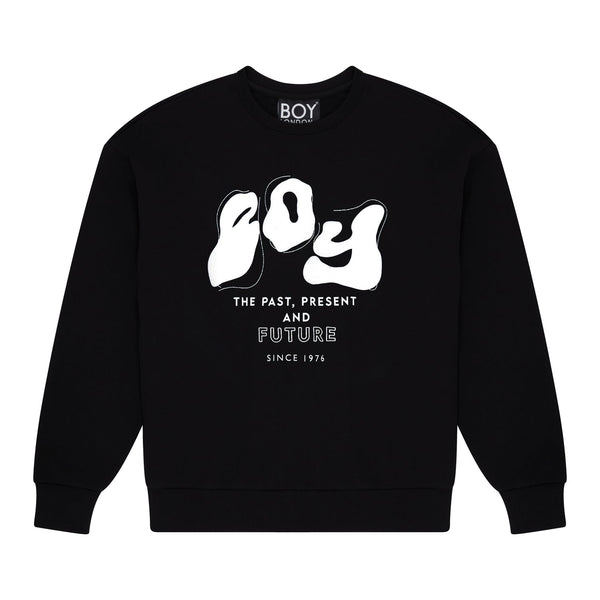 PAST, PRESENT, FUTURE BOY SWEAT - BLACK