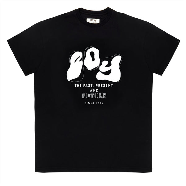 PAST, PRESENT, FUTURE BOY T-SHIRT - BLACK