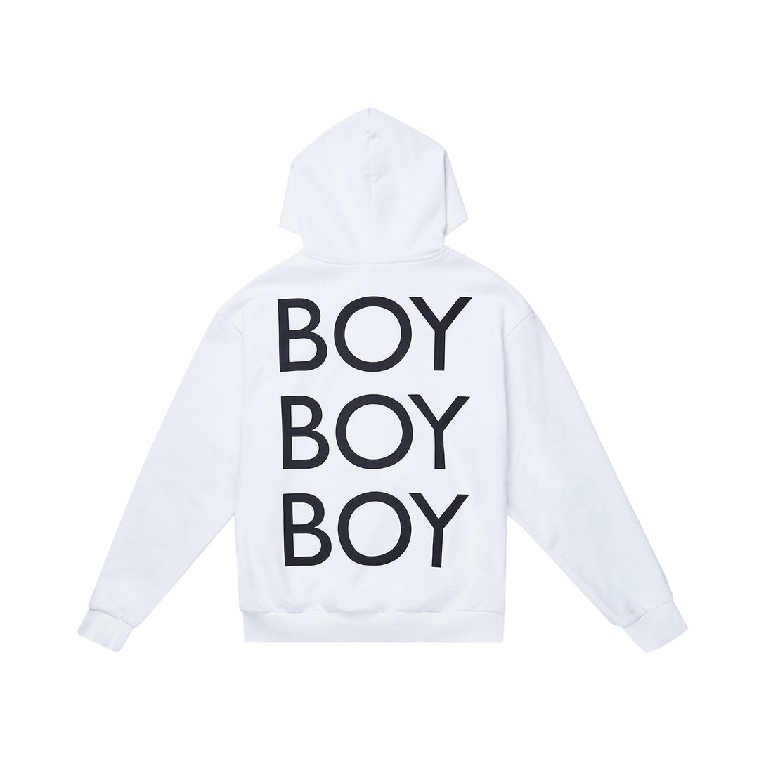 PLAYBOY X BOY BOLD BUNNY HOODIE - WHITE