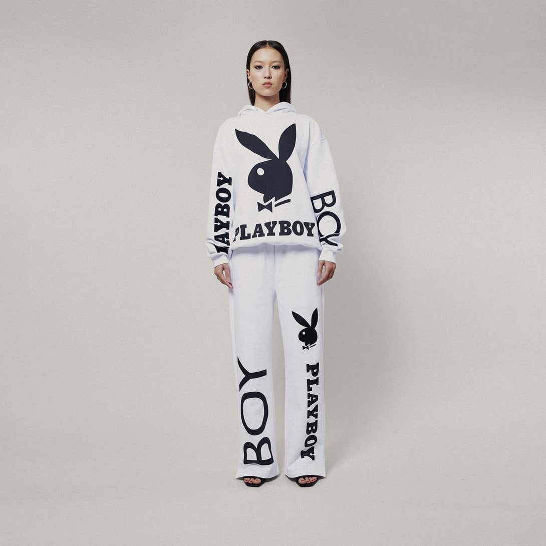 PLAYBOY X BOY BOLD BUNNY HOODIE - WHITE