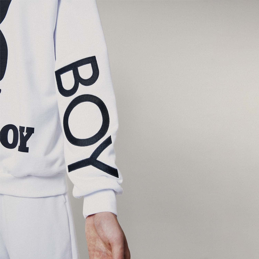 PLAYBOY X BOY BOLD BUNNY HOODIE - WHITE