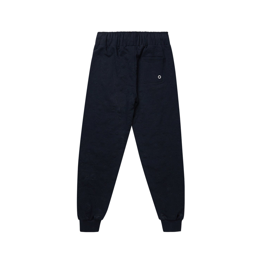 PLAYBOY X BOY QUILTED JOGGERS - BLACK