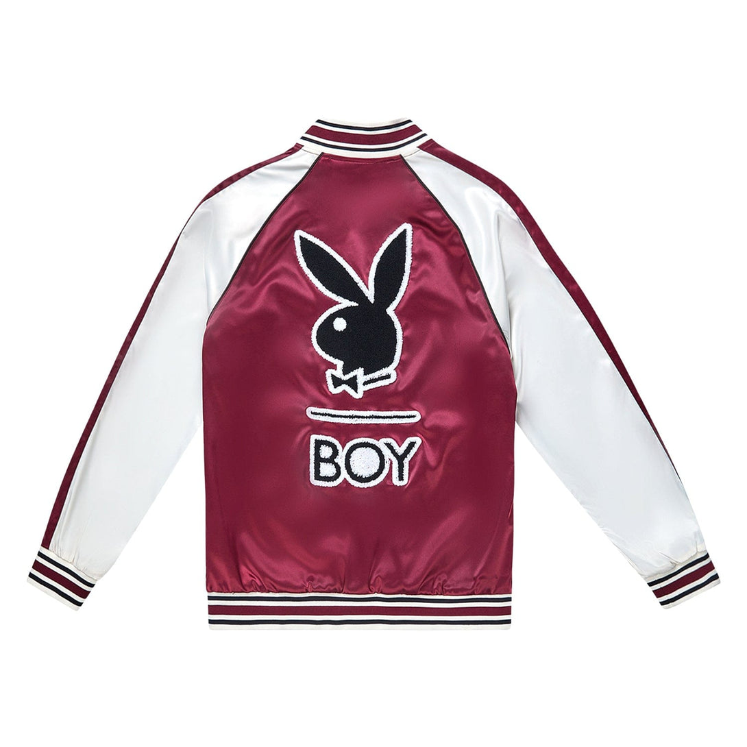 PLAYBOY X BOY SOUVENIR JACKET - OFF WHITE