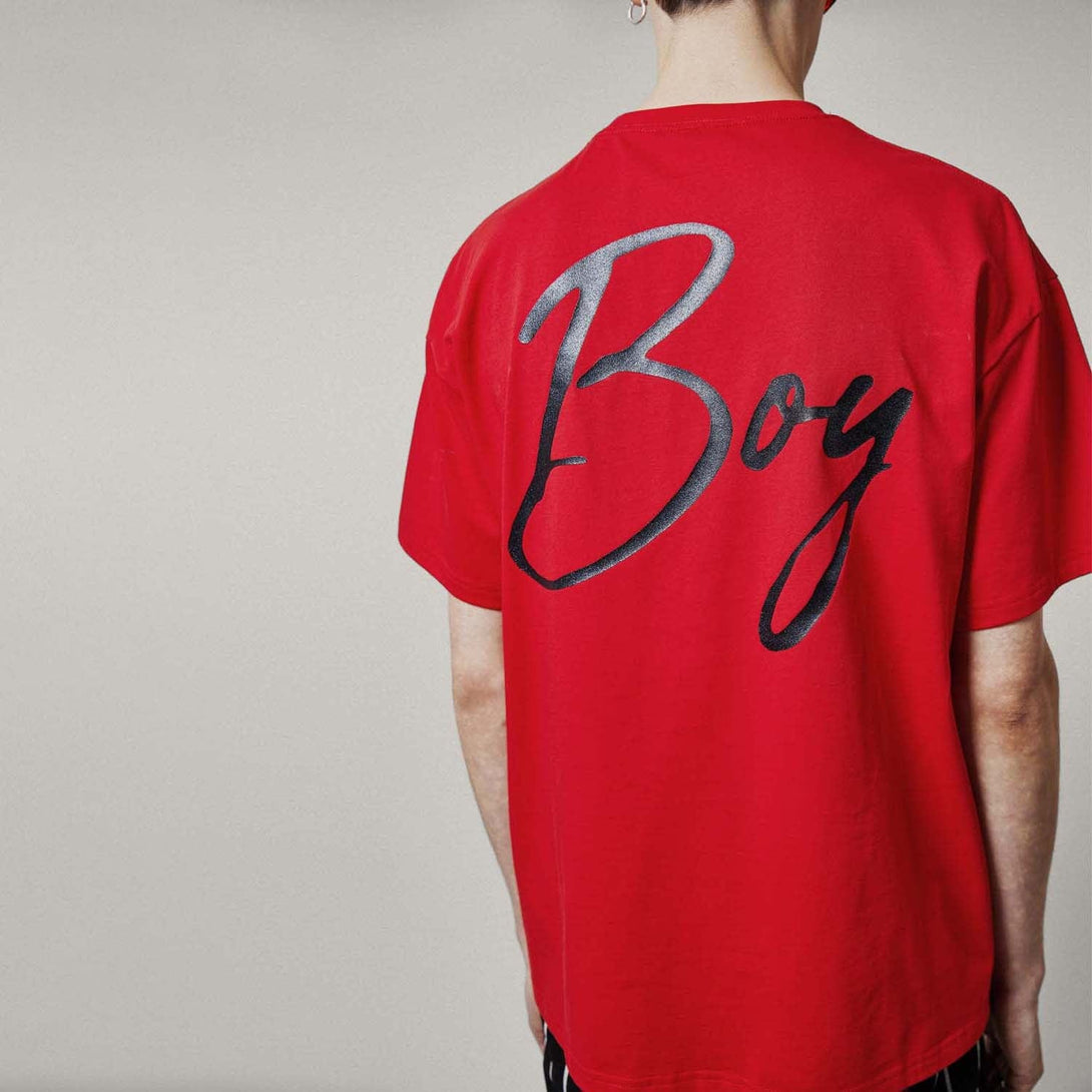 PLAYBOY X BOY YEAR OF THE RABBIT T-SHIRT - RED