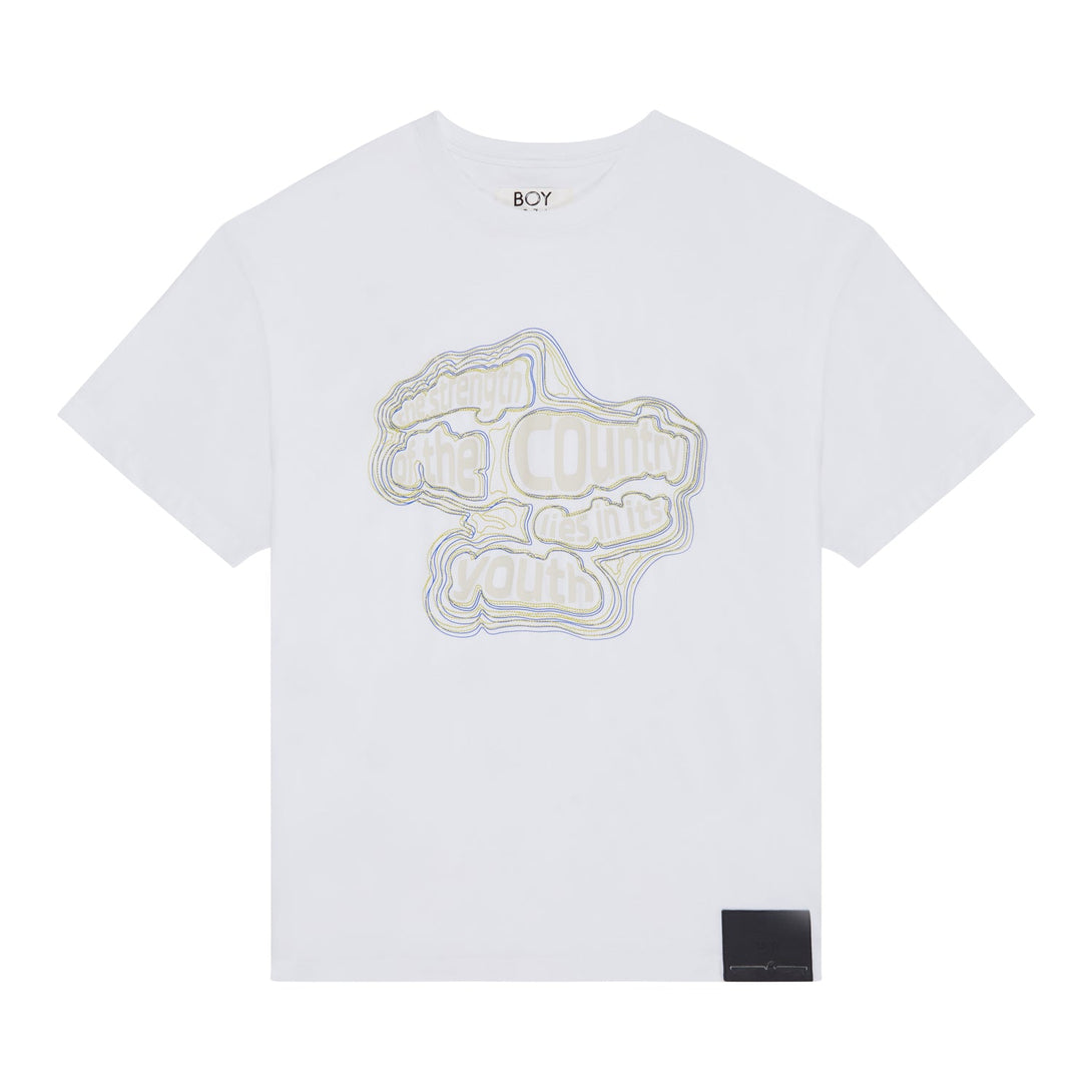 STRENGTH GRAPHIC T-SHIRT - WHITE