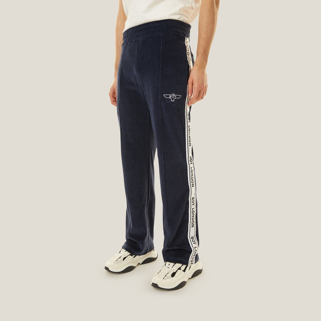 SWERVE JOGGERS - NAVY (VELOUR)