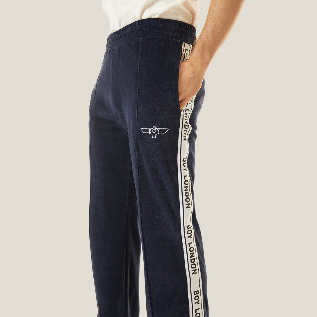 SWERVE JOGGERS - NAVY (VELOUR)