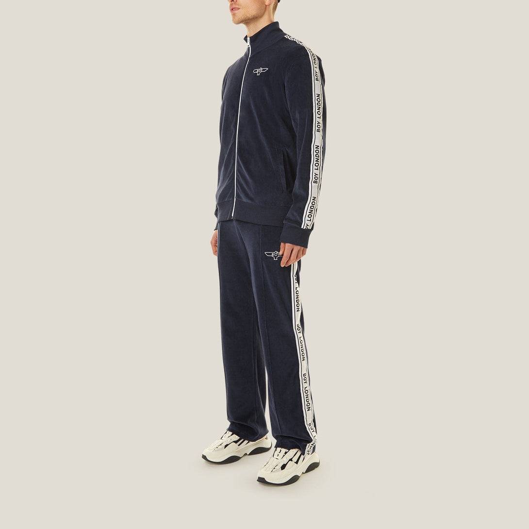 SWERVE JOGGERS - NAVY (VELOUR)