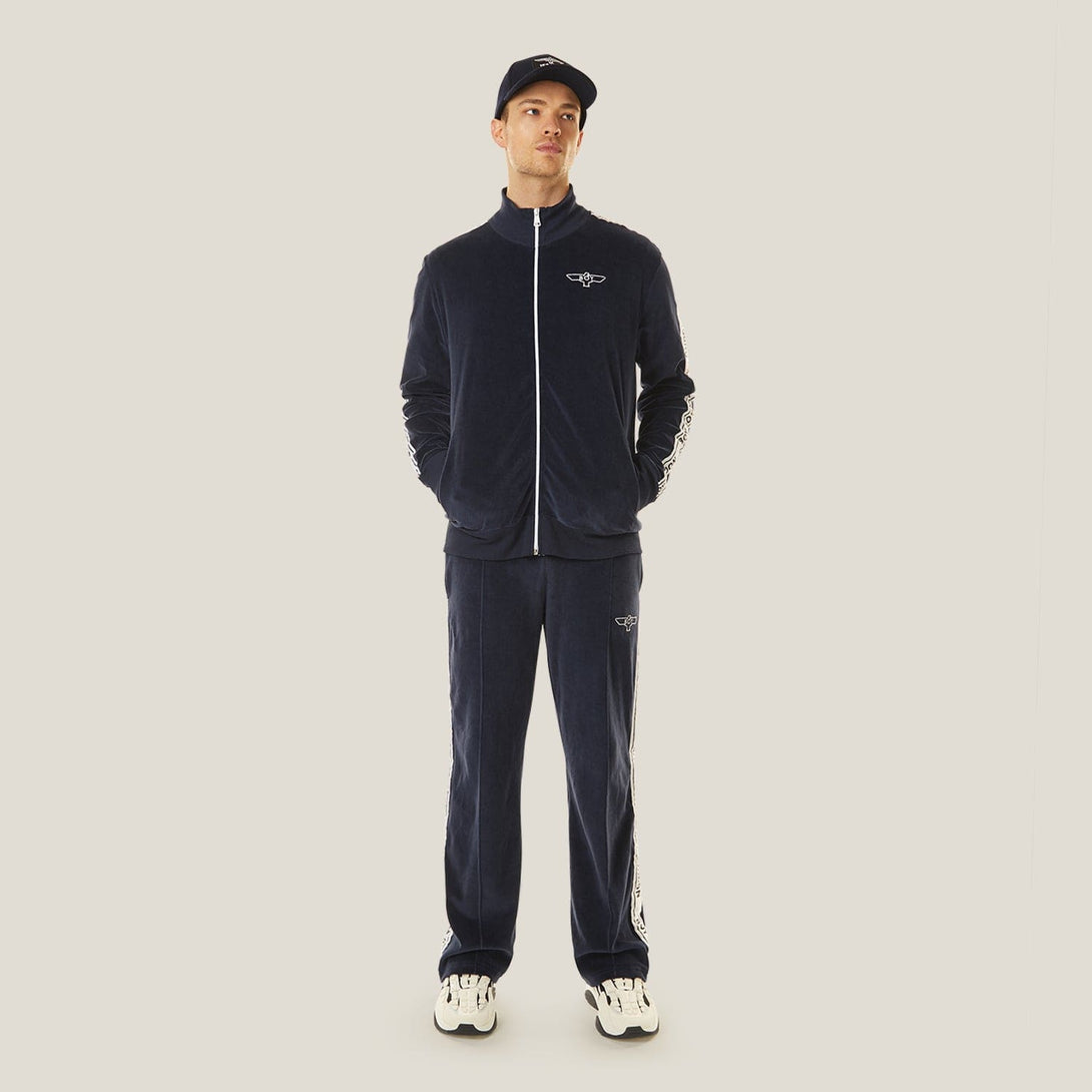 SWERVE JOGGERS - NAVY (VELOUR)