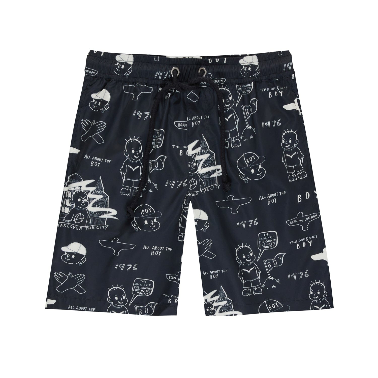 BOY 1976 SHORTS BLACK BOY London