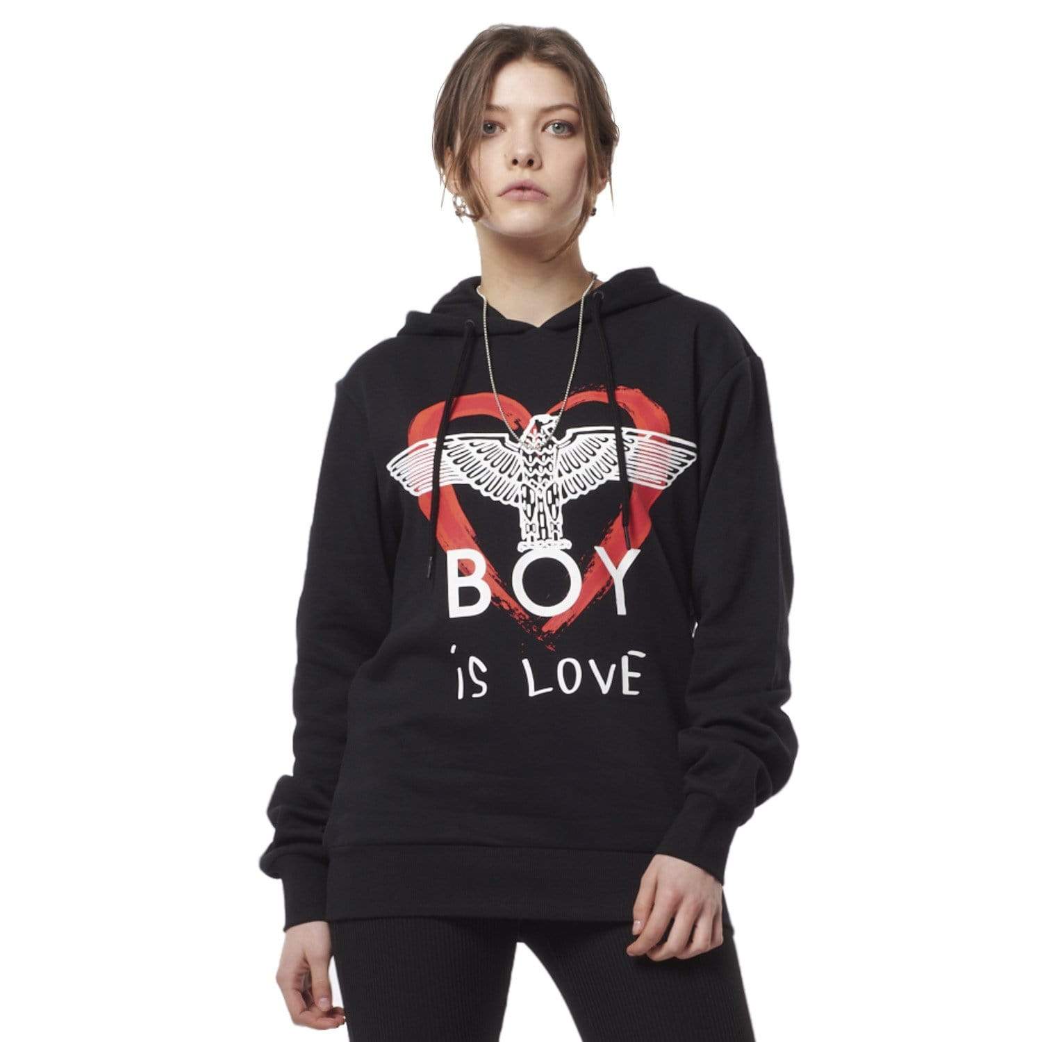 Boy hot sale with hoodie