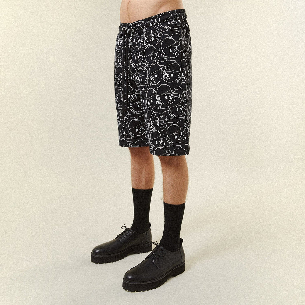 Doodle Printed Shorts