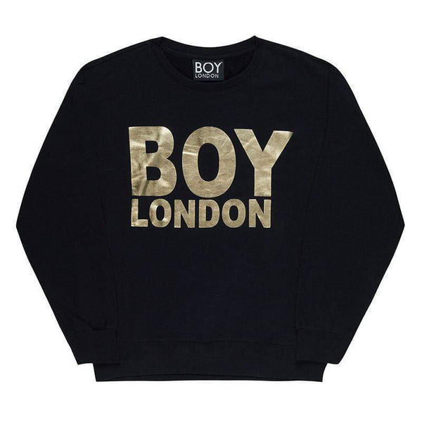 BOY LONDON SWEATSHIRT - BLACK/GOLD
