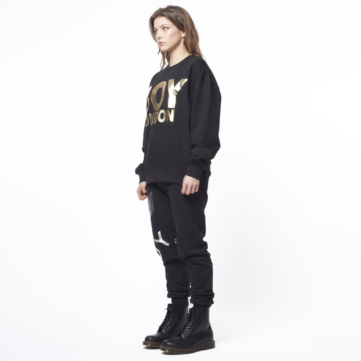 BOY LONDON SWEATSHIRT - BLACK/GOLD