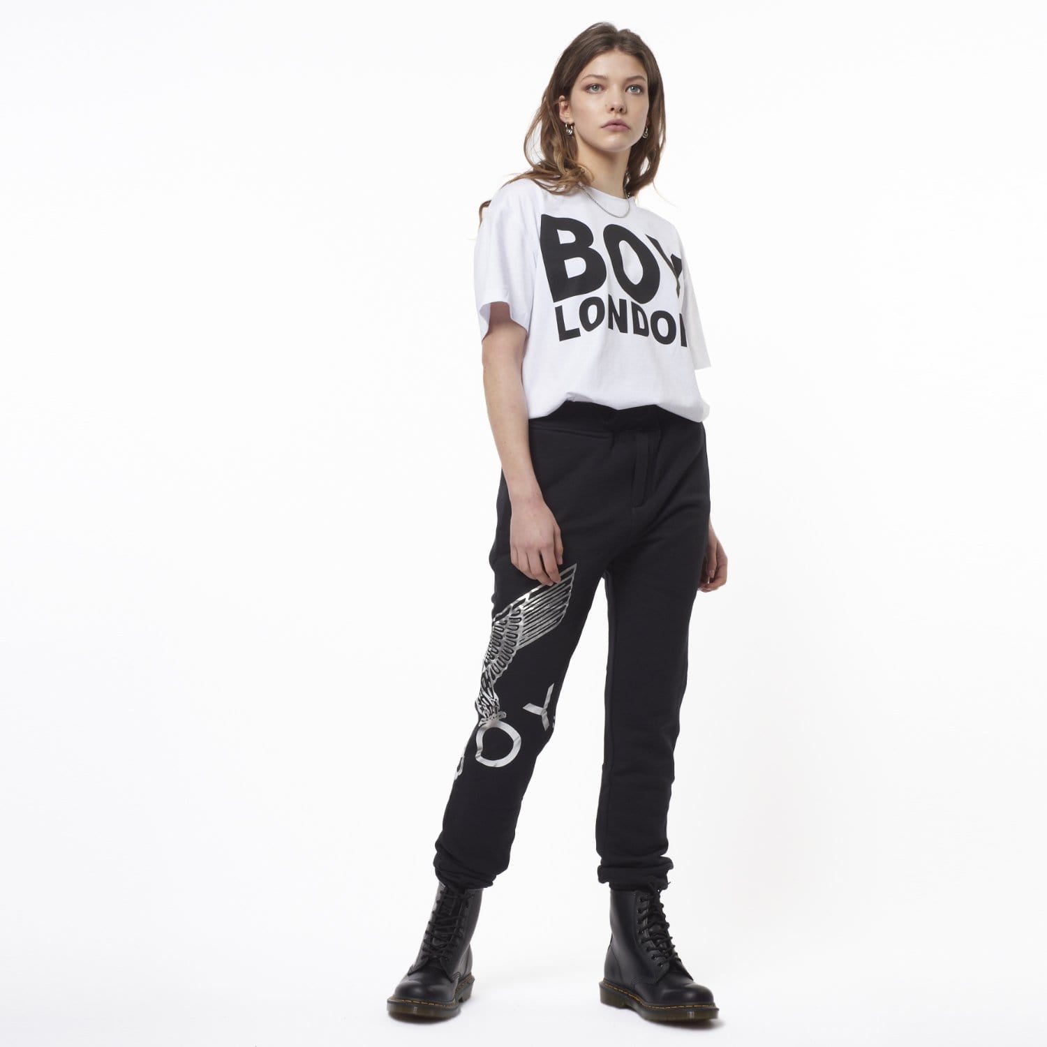 BOY Logo Tee in Black | Unisex Graphic T-Shirts | BOY London